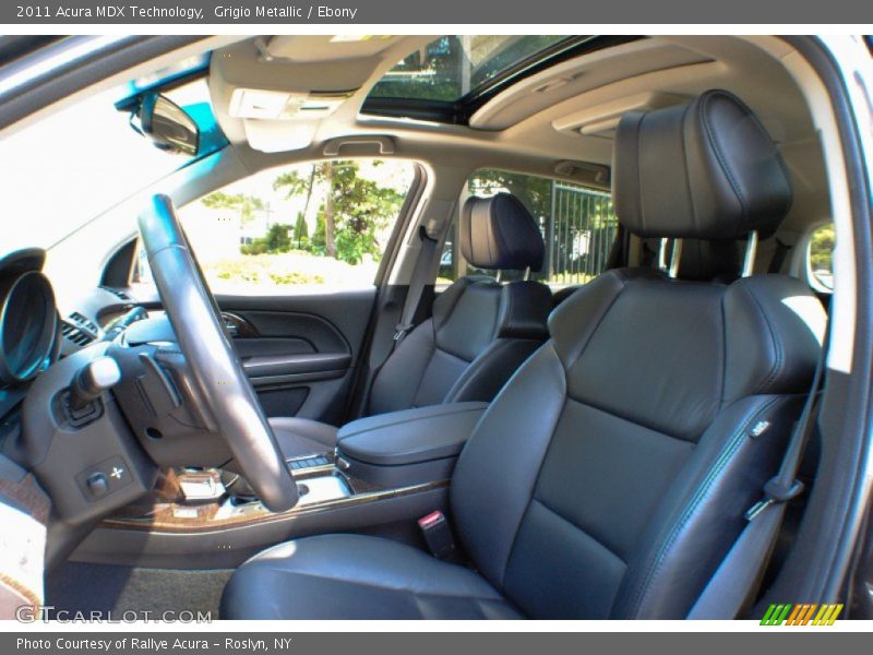 Grigio Metallic / Ebony 2011 Acura MDX Technology