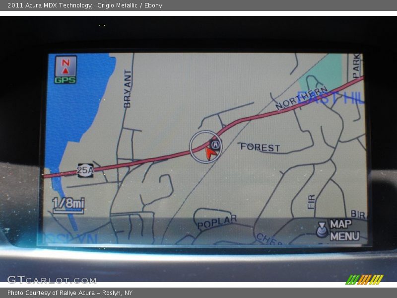 Grigio Metallic / Ebony 2011 Acura MDX Technology