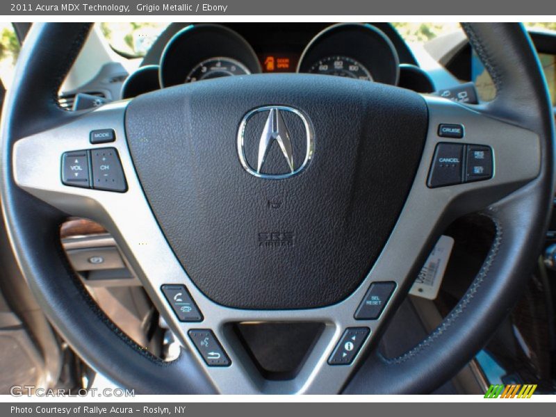 Grigio Metallic / Ebony 2011 Acura MDX Technology
