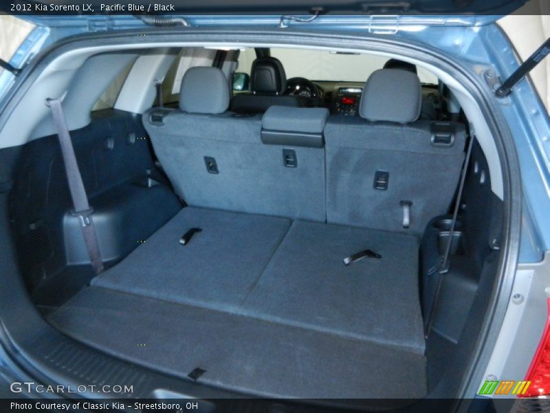 Pacific Blue / Black 2012 Kia Sorento LX