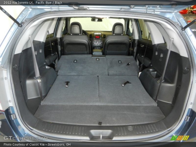 Pacific Blue / Black 2012 Kia Sorento LX