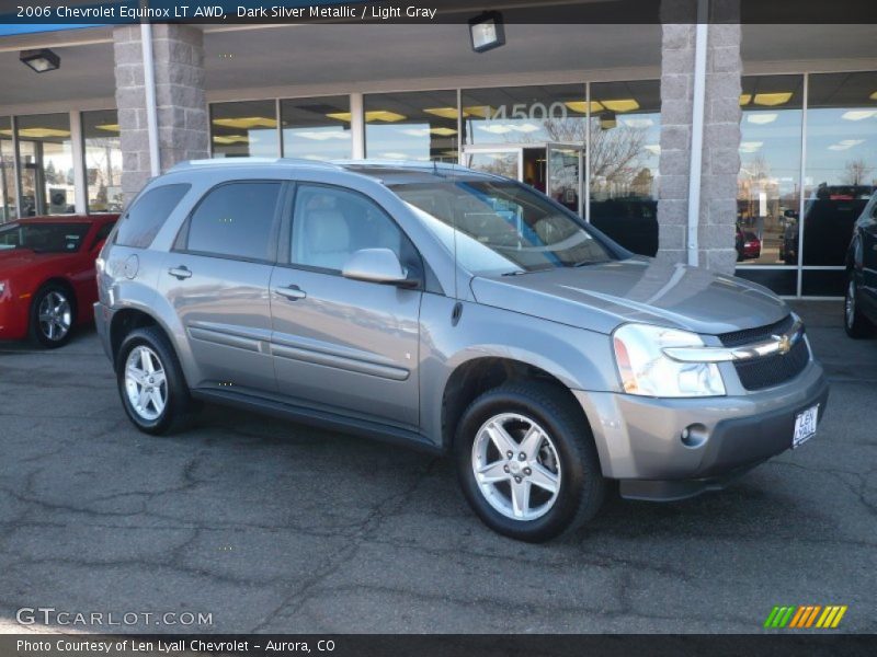 Dark Silver Metallic / Light Gray 2006 Chevrolet Equinox LT AWD