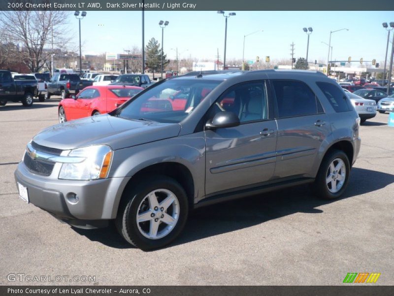 Dark Silver Metallic / Light Gray 2006 Chevrolet Equinox LT AWD