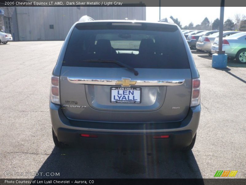 Dark Silver Metallic / Light Gray 2006 Chevrolet Equinox LT AWD