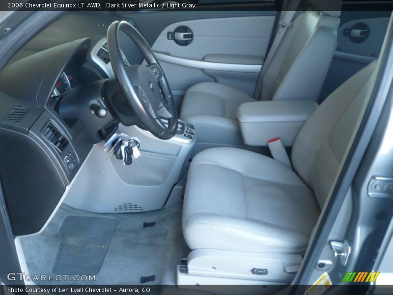 Dark Silver Metallic / Light Gray 2006 Chevrolet Equinox LT AWD