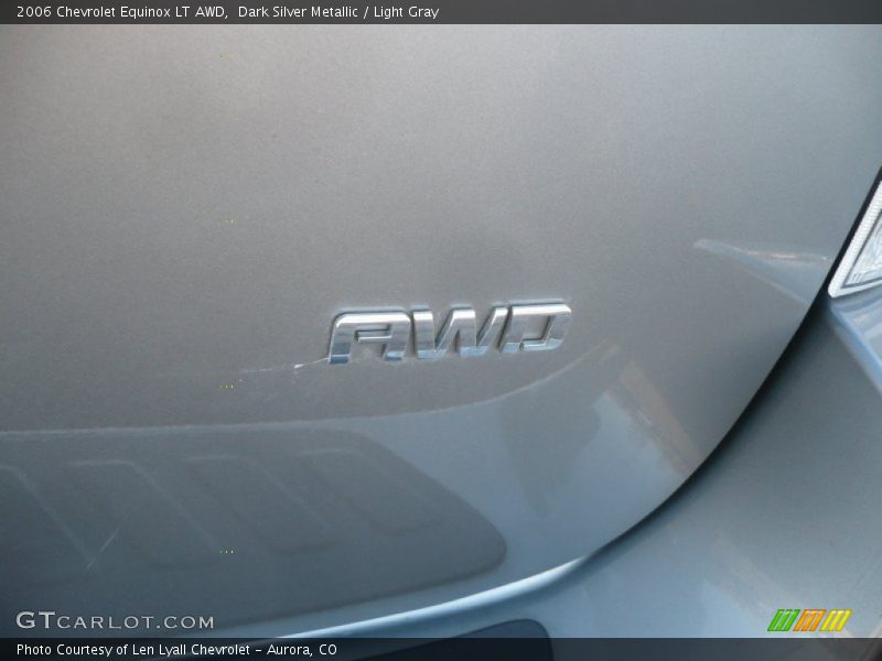 Dark Silver Metallic / Light Gray 2006 Chevrolet Equinox LT AWD