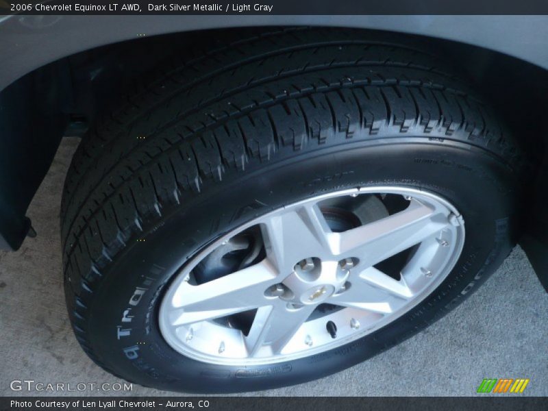 Dark Silver Metallic / Light Gray 2006 Chevrolet Equinox LT AWD