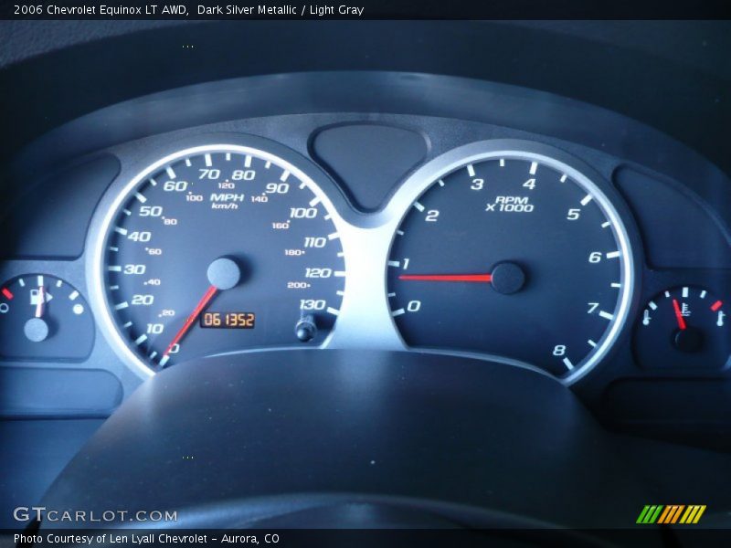 Dark Silver Metallic / Light Gray 2006 Chevrolet Equinox LT AWD