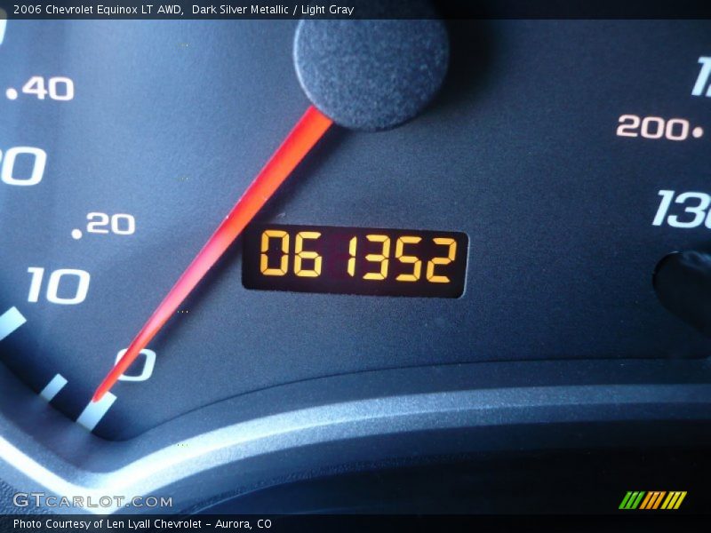 Dark Silver Metallic / Light Gray 2006 Chevrolet Equinox LT AWD