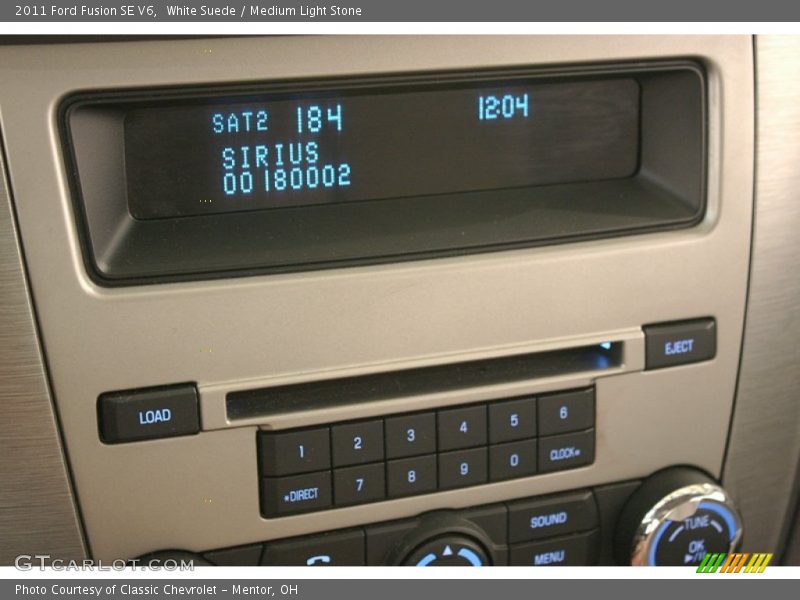 White Suede / Medium Light Stone 2011 Ford Fusion SE V6