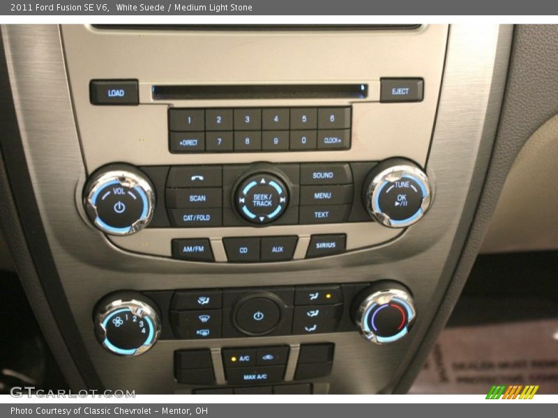 White Suede / Medium Light Stone 2011 Ford Fusion SE V6