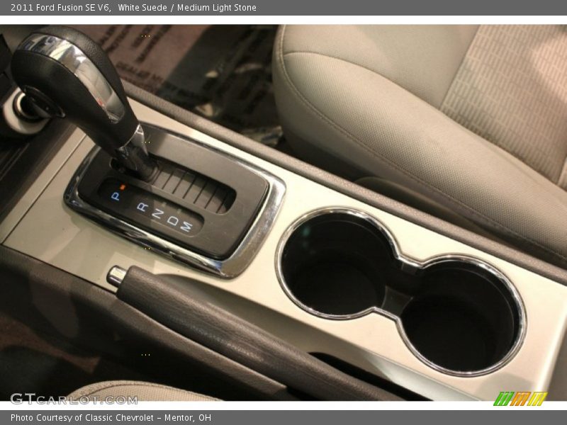 White Suede / Medium Light Stone 2011 Ford Fusion SE V6