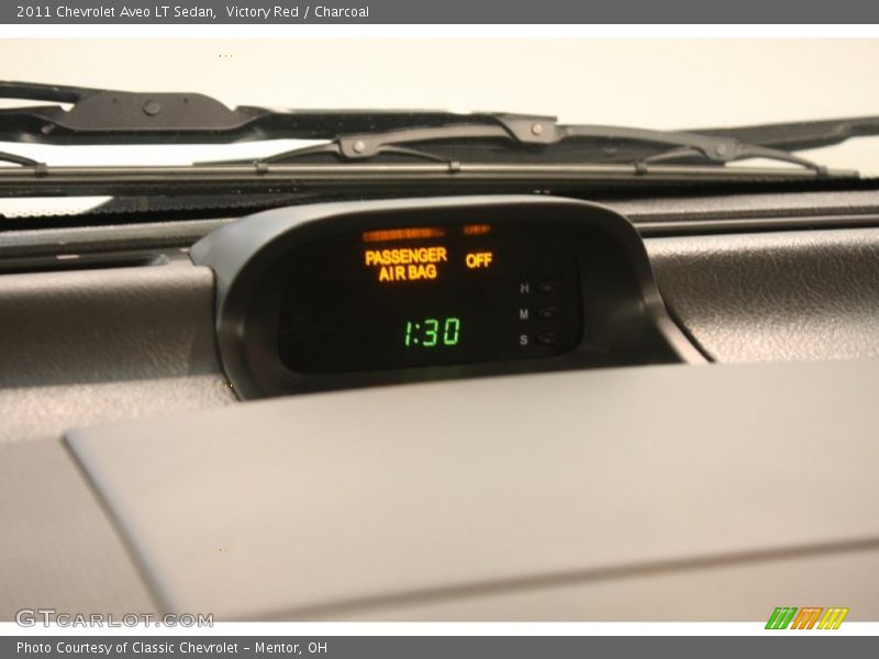 Victory Red / Charcoal 2011 Chevrolet Aveo LT Sedan