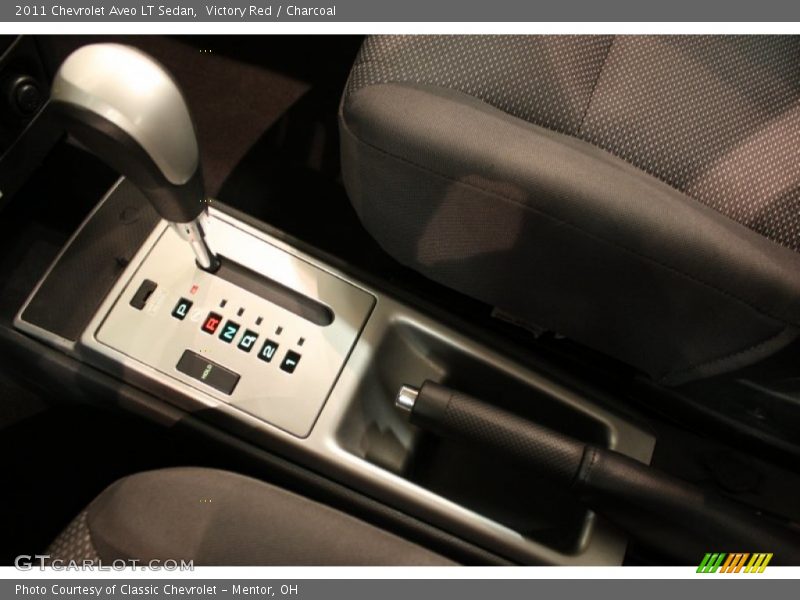 Victory Red / Charcoal 2011 Chevrolet Aveo LT Sedan