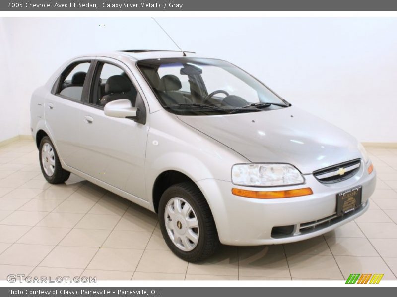 Galaxy Silver Metallic / Gray 2005 Chevrolet Aveo LT Sedan