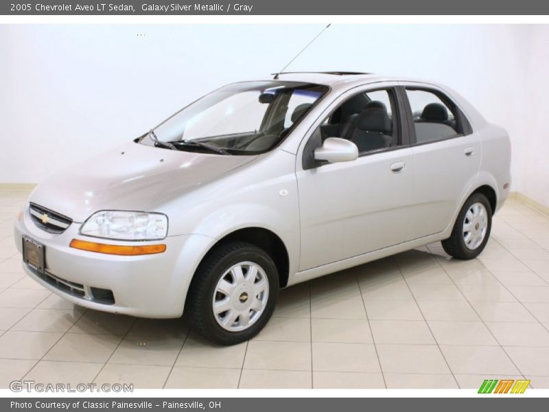 Galaxy Silver Metallic / Gray 2005 Chevrolet Aveo LT Sedan