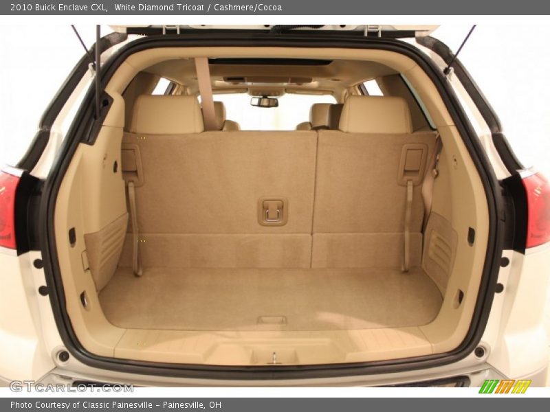White Diamond Tricoat / Cashmere/Cocoa 2010 Buick Enclave CXL