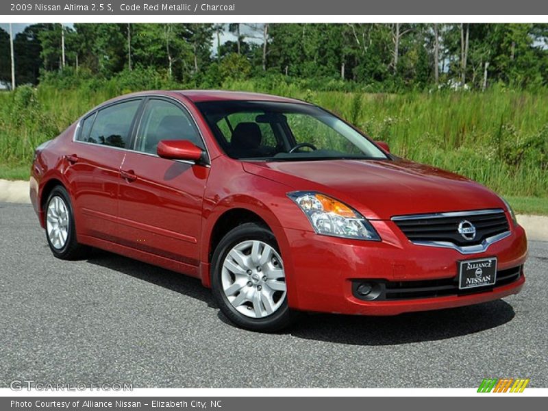 Code Red Metallic / Charcoal 2009 Nissan Altima 2.5 S