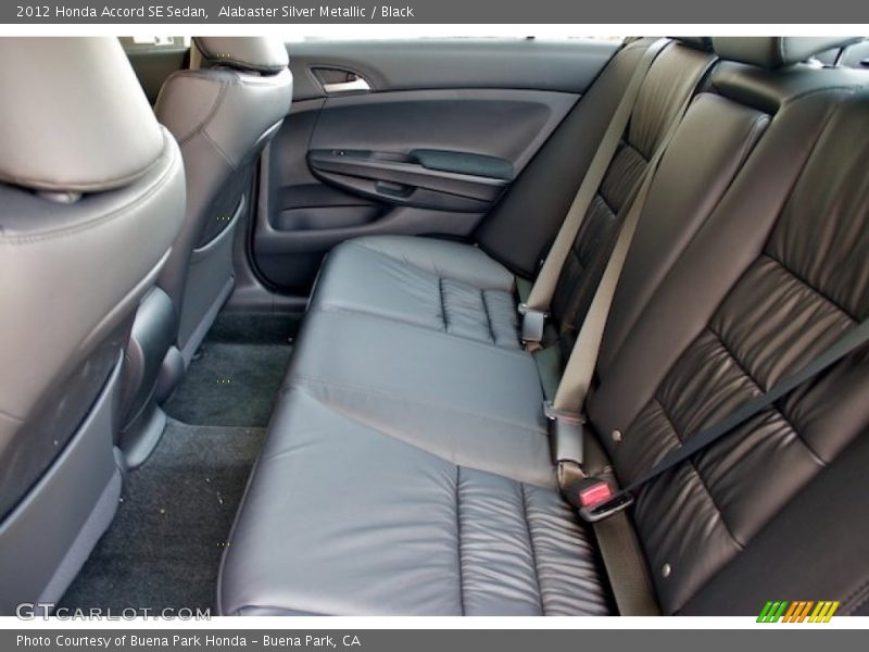 Alabaster Silver Metallic / Black 2012 Honda Accord SE Sedan