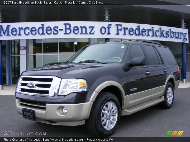 Carbon Metallic / Camel/Grey Stone 2007 Ford Expedition Eddie Bauer