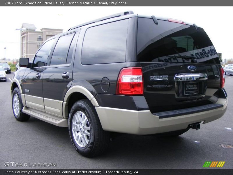 Carbon Metallic / Camel/Grey Stone 2007 Ford Expedition Eddie Bauer