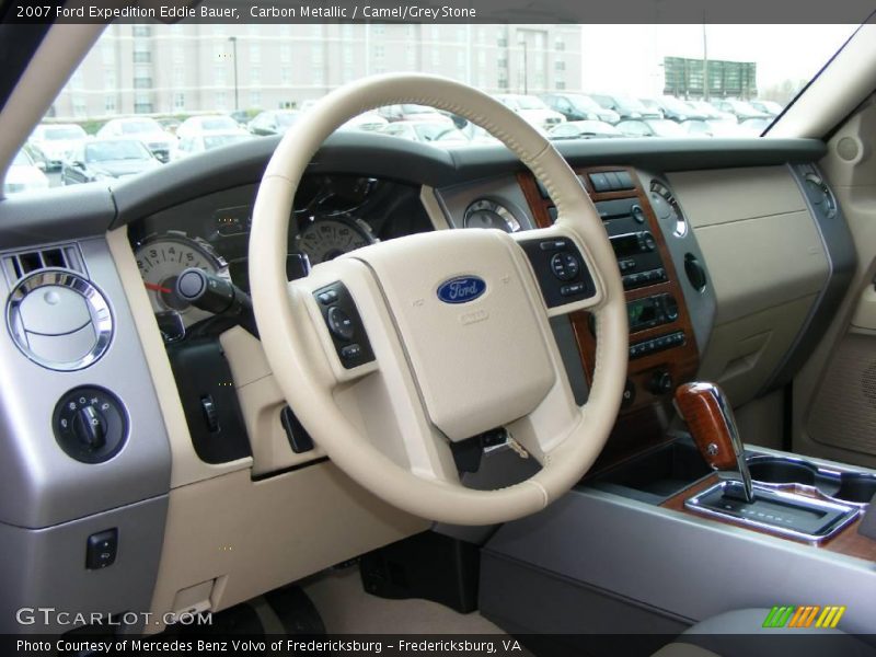 Carbon Metallic / Camel/Grey Stone 2007 Ford Expedition Eddie Bauer