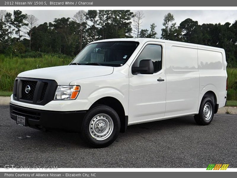 Blizzard White / Charcoal 2012 Nissan NV 1500 S