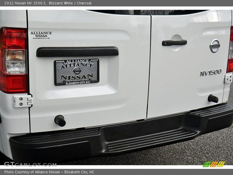 Blizzard White / Charcoal 2012 Nissan NV 1500 S