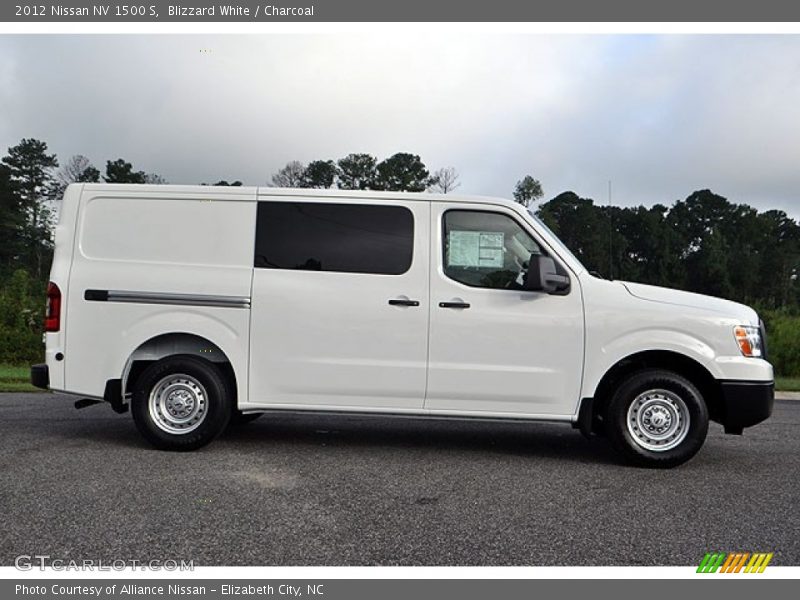 Blizzard White / Charcoal 2012 Nissan NV 1500 S