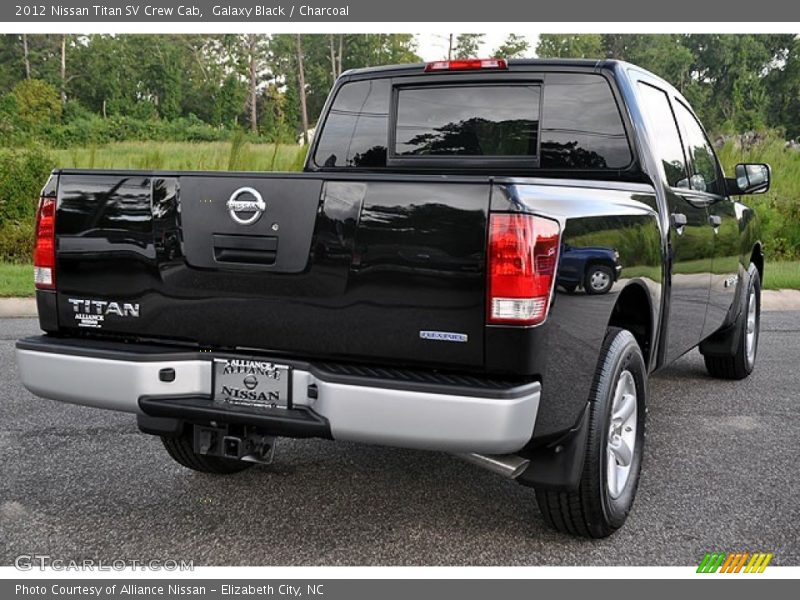 Galaxy Black / Charcoal 2012 Nissan Titan SV Crew Cab