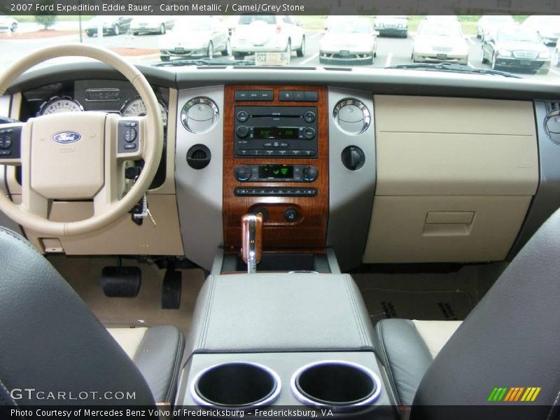 Carbon Metallic / Camel/Grey Stone 2007 Ford Expedition Eddie Bauer