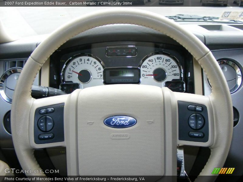 Carbon Metallic / Camel/Grey Stone 2007 Ford Expedition Eddie Bauer