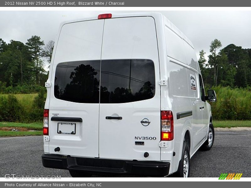 Blizzard White / Charcoal 2012 Nissan NV 2500 HD S High Roof
