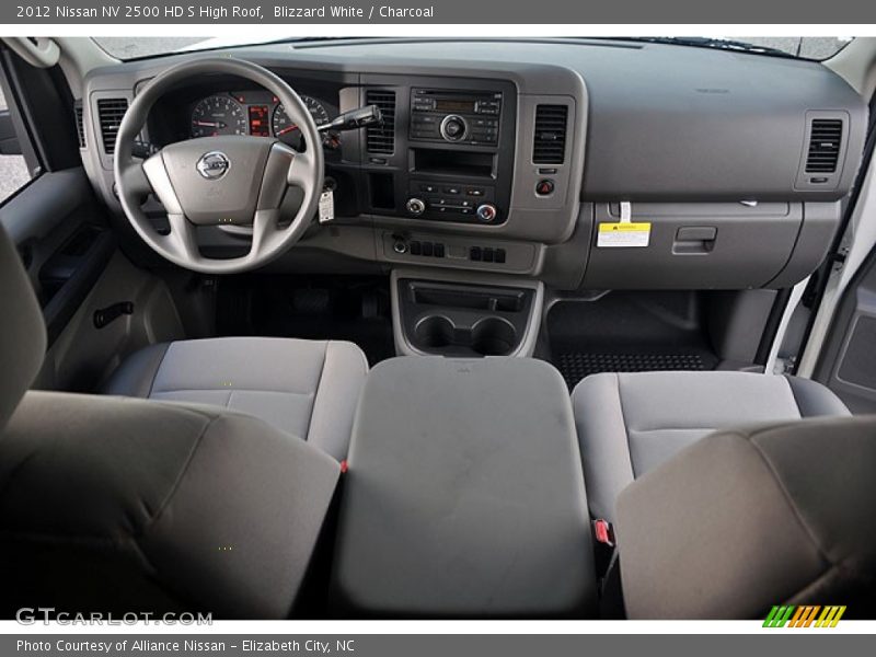  2012 NV 2500 HD S High Roof Charcoal Interior