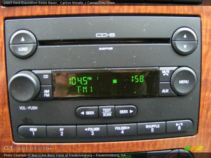 Carbon Metallic / Camel/Grey Stone 2007 Ford Expedition Eddie Bauer