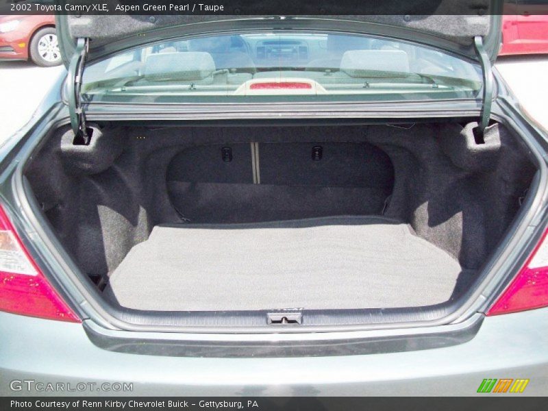 Aspen Green Pearl / Taupe 2002 Toyota Camry XLE