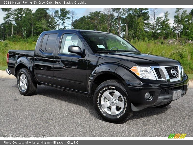 Super Black / Graphite 2012 Nissan Frontier SV Crew Cab