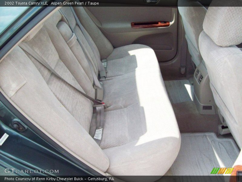 Aspen Green Pearl / Taupe 2002 Toyota Camry XLE