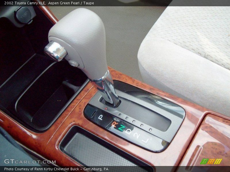 Aspen Green Pearl / Taupe 2002 Toyota Camry XLE