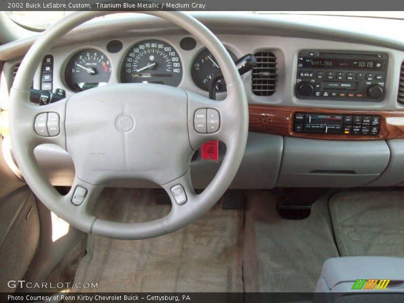Titanium Blue Metallic / Medium Gray 2002 Buick LeSabre Custom