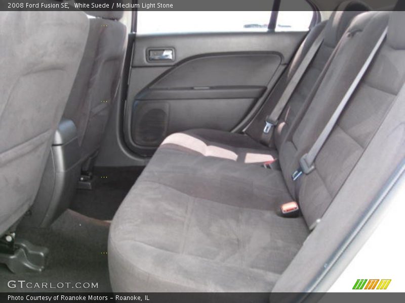 White Suede / Medium Light Stone 2008 Ford Fusion SE