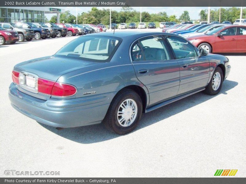 Titanium Blue Metallic / Medium Gray 2002 Buick LeSabre Custom