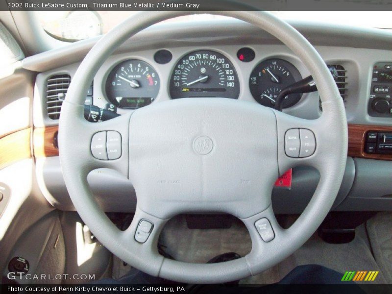 Titanium Blue Metallic / Medium Gray 2002 Buick LeSabre Custom