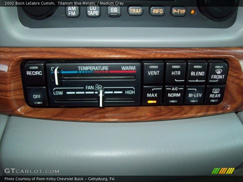 Titanium Blue Metallic / Medium Gray 2002 Buick LeSabre Custom
