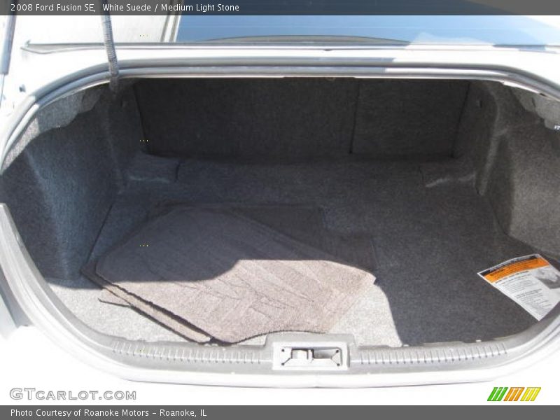 White Suede / Medium Light Stone 2008 Ford Fusion SE