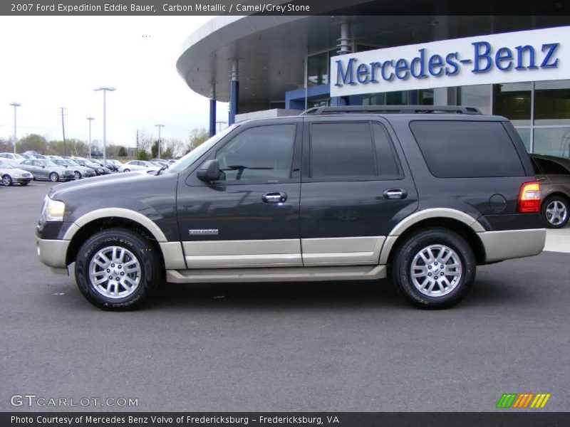 Carbon Metallic / Camel/Grey Stone 2007 Ford Expedition Eddie Bauer