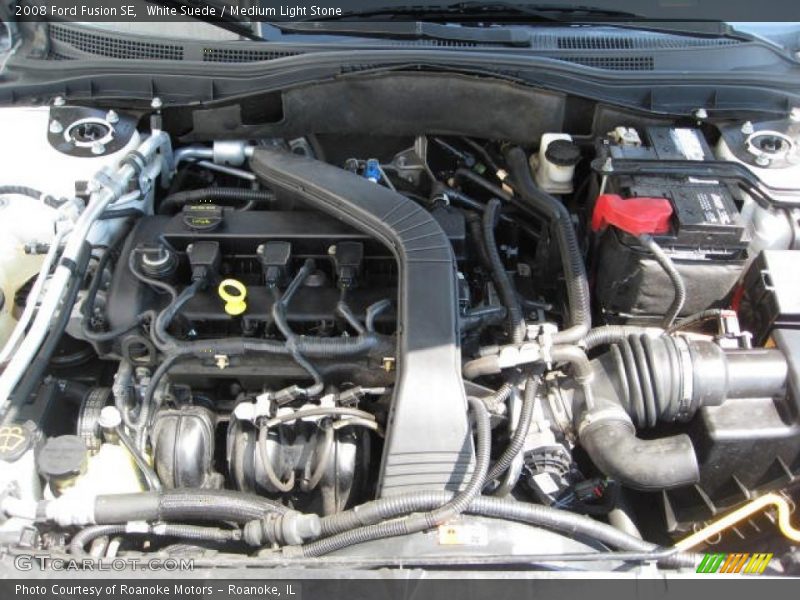 White Suede / Medium Light Stone 2008 Ford Fusion SE