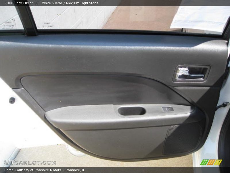 White Suede / Medium Light Stone 2008 Ford Fusion SE
