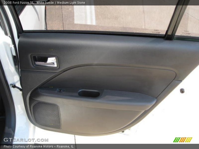 White Suede / Medium Light Stone 2008 Ford Fusion SE