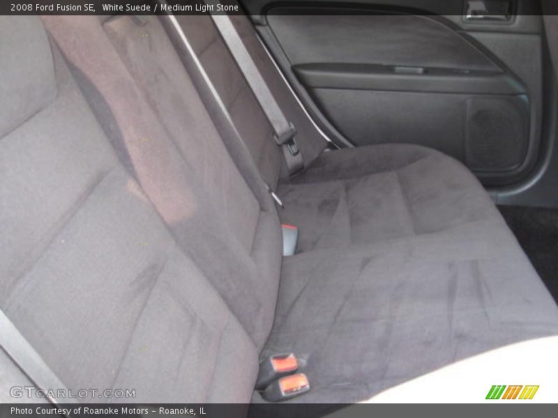 White Suede / Medium Light Stone 2008 Ford Fusion SE